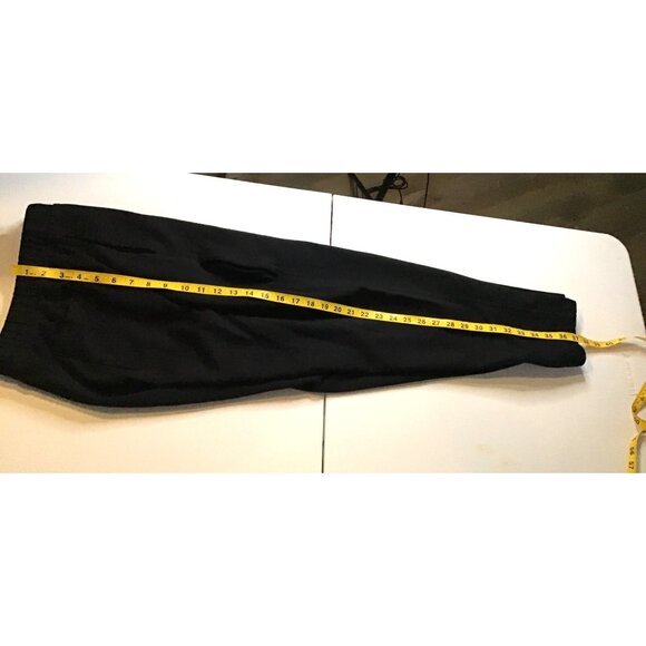 EDDIE BAUER- MENS BLACK ELASTIC WAIST TAPPER LEG JOGGER'S SWEATPANTS SIZE LARGE - Picture 6 of 6